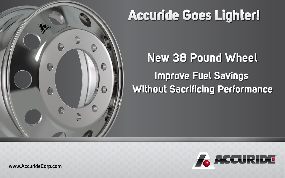Accuride Goes Lighter - announces 38 lb wheel